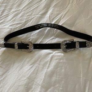 Topshop Black/Silver Belt